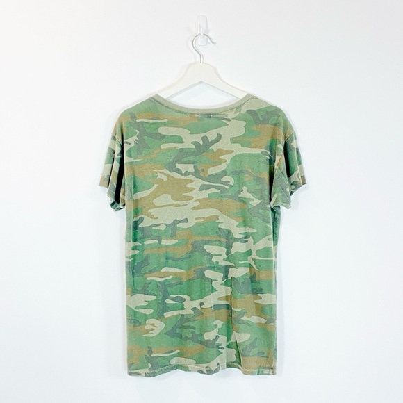 Urban Outfitters Truly Madly Deeply Camouflage Print T-Shirt - Picture 2 of 4